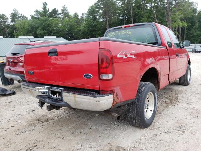 2FTRX18W64CA01153 - 2004 FORD F-150 HERI RED photo 4