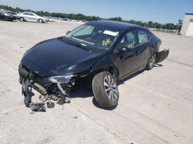 3N1AB8CV2LY212335 - 2020 NISSAN SENTRA SV BLACK photo 9