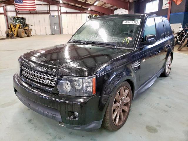 SALSH2E49CA747239 - 2012 LAND ROVER RANGE ROVE BLACK photo 2