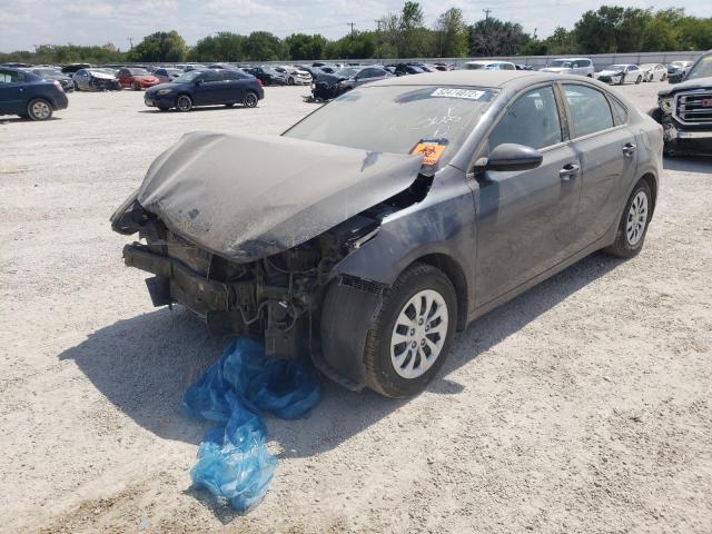 3KPF24AD0KE011135 - 2019 KIA FORTE FE CHARCOAL photo 2