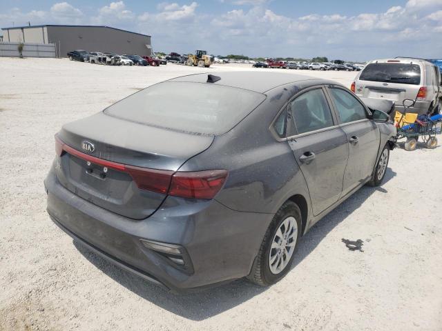 3KPF24AD0KE011135 - 2019 KIA FORTE FE CHARCOAL photo 4