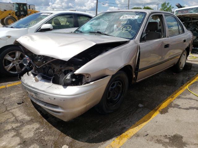 1Y1SK52861Z445306 - 2001 CHEVROLET GEO PRIZM 棕色 照片 2