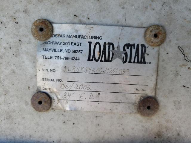 1L9SV34282M281039 - 2002 LOAD TRAILER SILVER photo 10