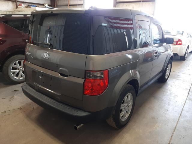 5J6YH18767L005371 - 2007 HONDA ELEMENT EX GRAY photo 4