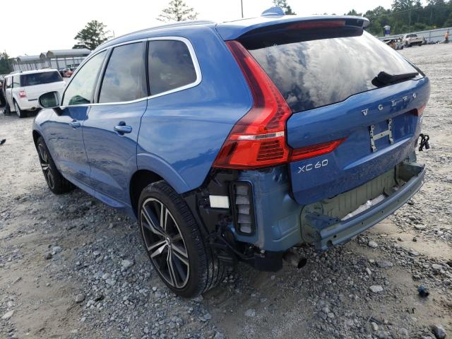 LYV102RM9KB184981 - 2019 VOLVO XC60 T5 R- BLUE photo 3