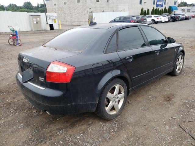 WAULC68E34A219264 - 2004 AUDI A4 BLACK photo 4