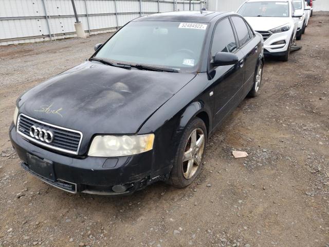 WAULC68E34A219264 - 2004 AUDI A4 BLACK photo 9