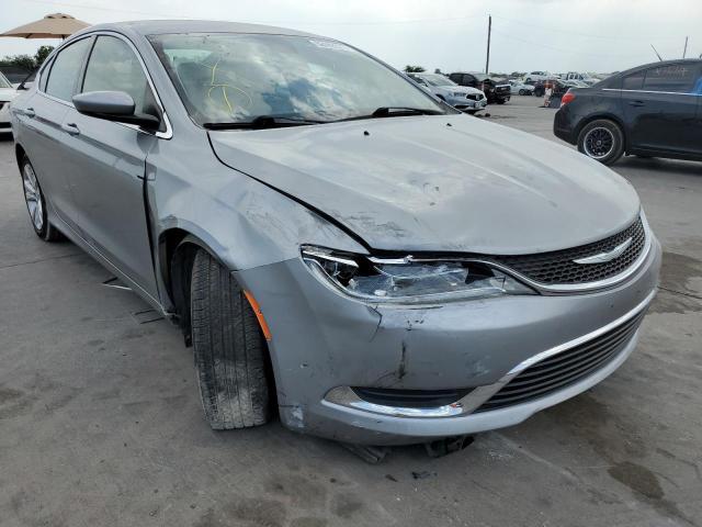 1C3CCCAB9GN186970 - 2016 CHRYSLER 200 LIMITE SILVER photo 1