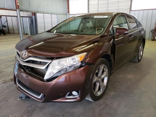 4T3ZK3BB0EU065144 - 2014 TOYOTA VENZA BROWN photo 2