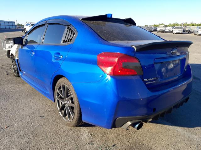 JF1VA1F66J8834741 - 2018 SUBARU WRX LIMITE BLUE photo 3