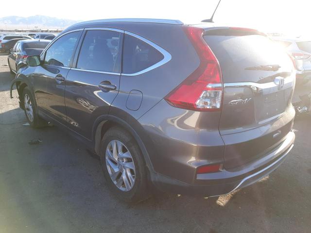 2HKRM3H73FH557138 - 2015 HONDA CR-V EXL GRAY photo 3