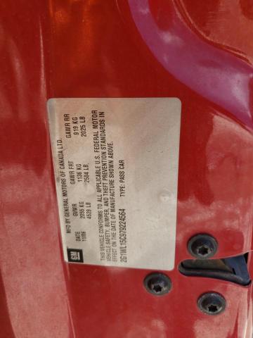 2G1WL15C979224564 - 2007 CHEVROLET MONTE CARL წითელი ფოტო 10