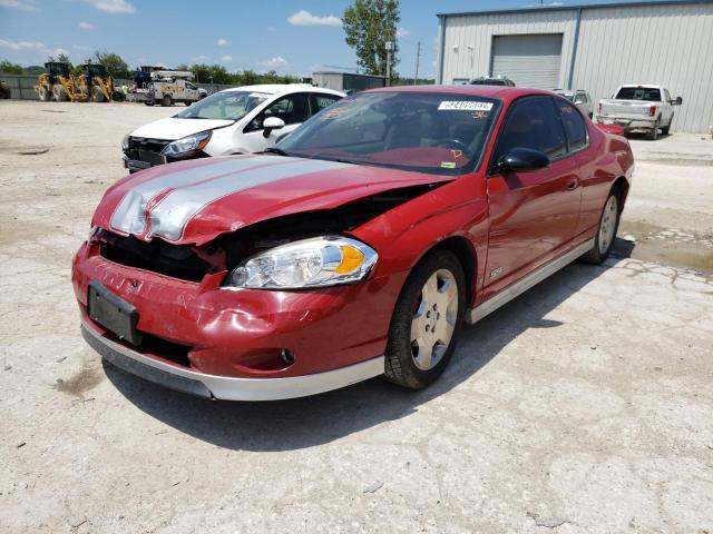 2G1WL15C979224564 - 2007 CHEVROLET MONTE CARL წითელი ფოტო 2