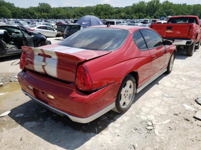 2G1WL15C979224564 - 2007 CHEVROLET MONTE CARL წითელი ფოტო 4