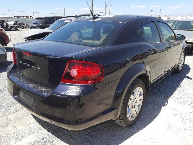 1B3BD4FB1BN540610 - 2011 DODGE AVENGER EX 蓝色 照片 4