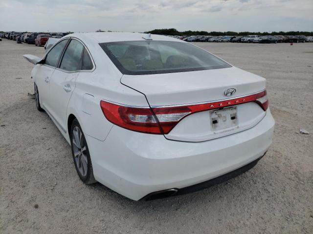 KMHFG4JG9HA591018 - 2017 HYUNDAI AZERA WHITE photo 3