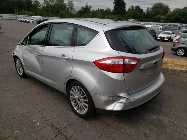 1FADP5BU5EL514349 - 2014 FORD C-MAX SEL SILVER photo 3