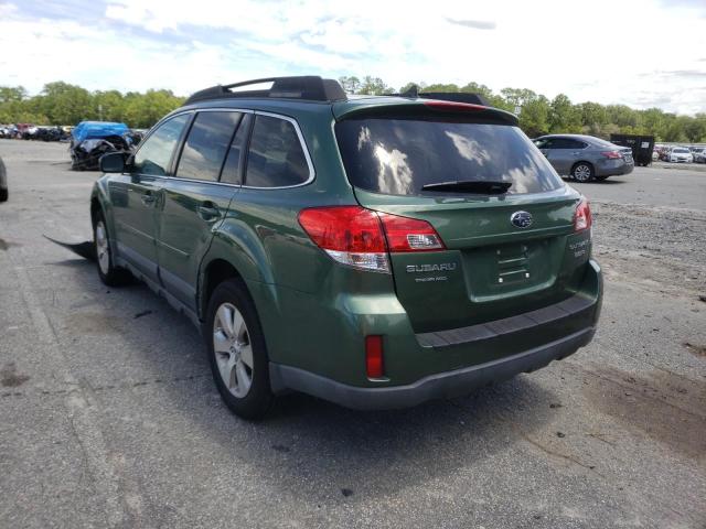 4S4BRELC1C2269551 - 2012 SUBARU OUTBACK 3. GREEN photo 3