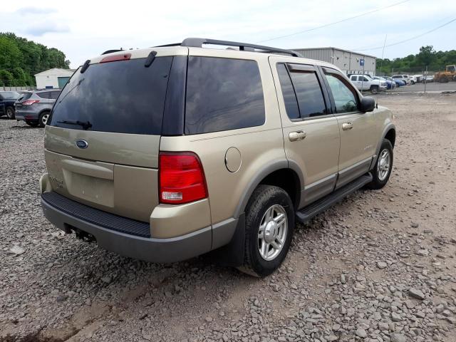 1FMZU73E62UA90497 - 2002 FORD EXPLORER GOLD photo 4