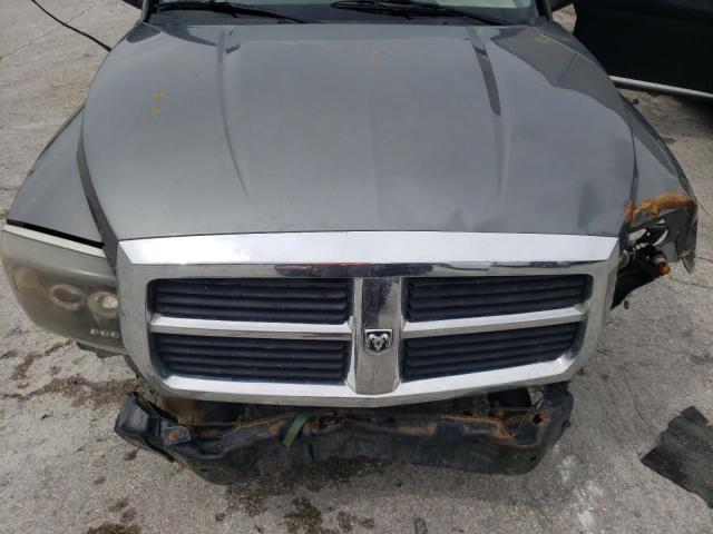 1D7HW28NX5S177167 - 2005 DODGE DAKOTA QUA GRAY photo 7