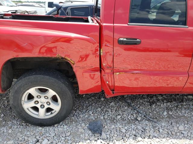 1D7HW48K97S253918 - 2007 DODGE DAKOTA QUA RED photo 9