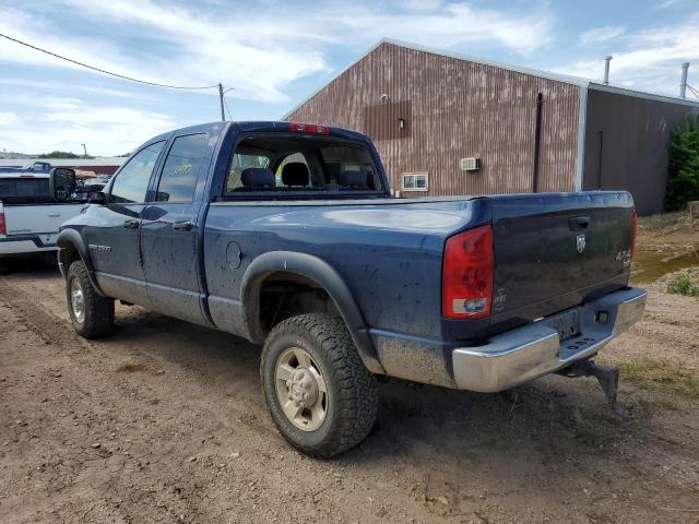 3D7KS28C85G752373 - 2005 DODGE RAM 2500 S BLUE photo 3