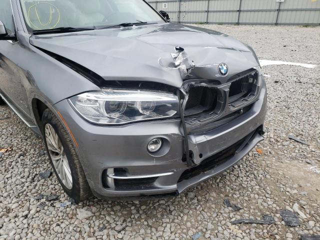 5UXKR2C5XG0R70562 - 2016 BMW X5 SDRIVE3 GRAY photo 9