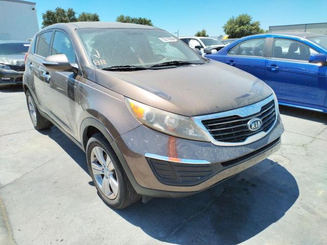 KNDPB3A22C7287394 - 2012 KIA SPORTAGE B BROWN photo 1