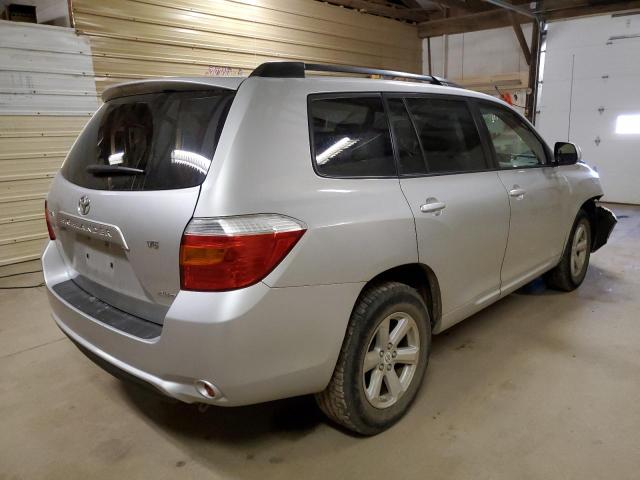 JTEES41A882008180 - 2008 TOYOTA HIGHLANDER SILVER photo 4