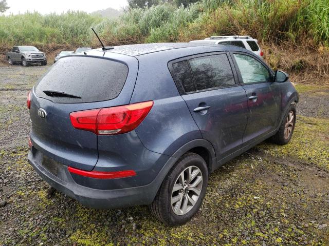 KNDPB3AC8E7566019 - 2014 KIA SPORTAGE B BLUE photo 4