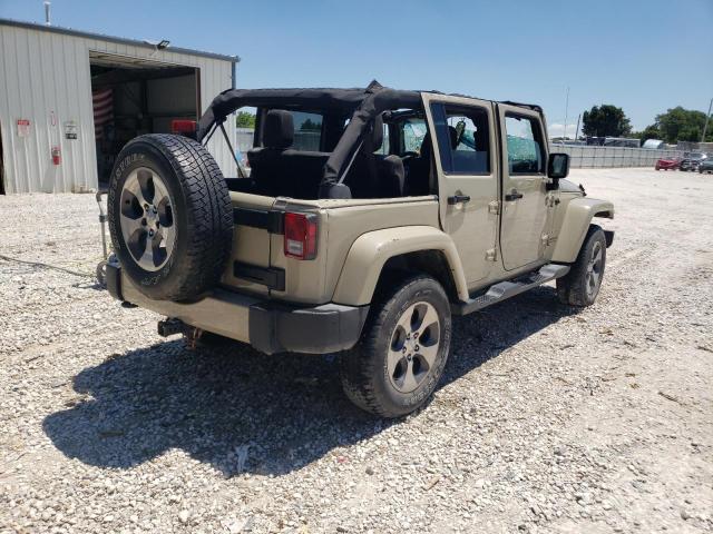 1C4BJWEG2HL750878 - 2017 JEEP WRANGLER U TAN photo 4