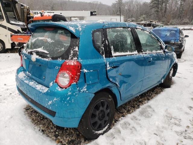 KL1TD66E49B389399 - 2009 CHEVROLET AVEO LS 蓝色 照片 4