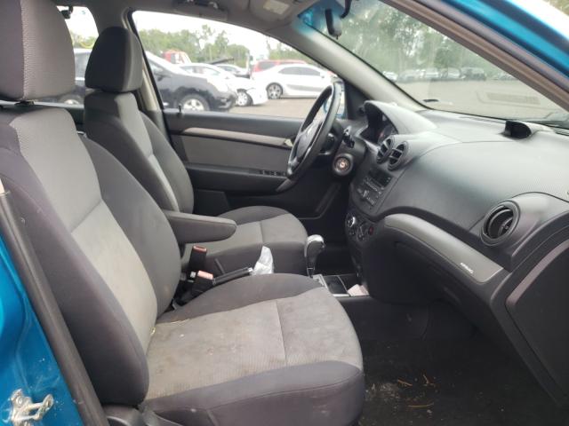 KL1TD66E49B389399 - 2009 CHEVROLET AVEO LS 蓝色 照片 5