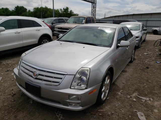 1G6DW677850108740 - 2005 CADILLAC STS GRAY photo 2