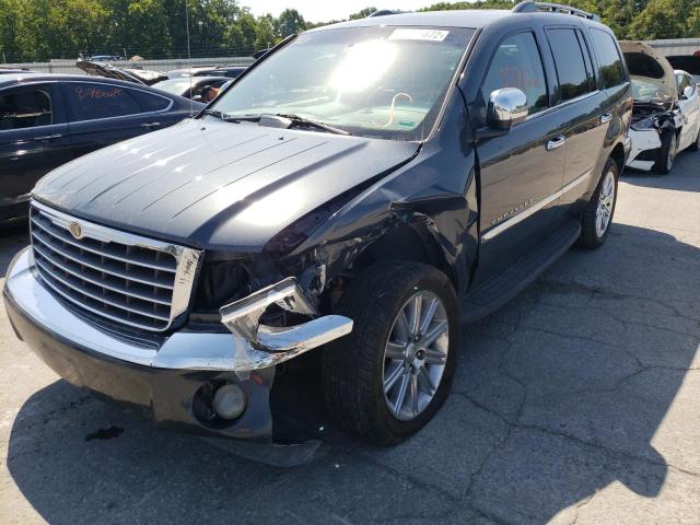 1A8HW58257F523180 - 2007 CHRYSLER ASPEN LIMI BLACK photo 2