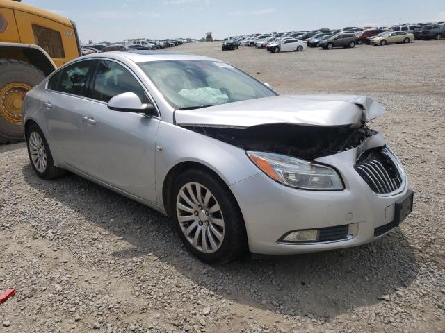 W04GP5EC4B1010029 - 2011 BUICK REGAL CXL SILVER photo 1