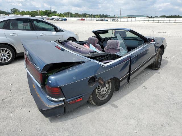 1C3XJ4539LG501295 - 1990 CHRYSLER LEBARON 蓝色 照片 4
