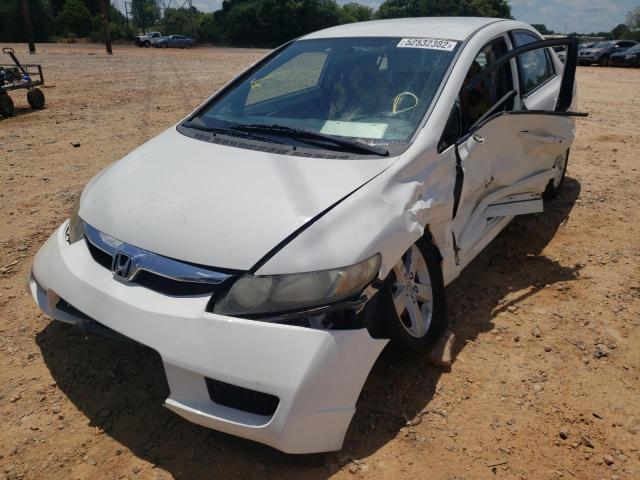 2HGFA1F69BH525700 - 2011 HONDA CIVIC LX-S Biały zdjęcie 2
