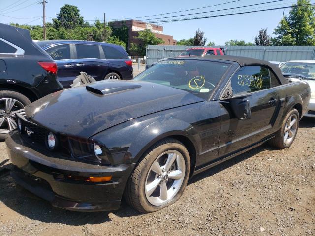 1ZVHT85HX95129254 - 2009 FORD MUSTANG GT BLACK photo 2