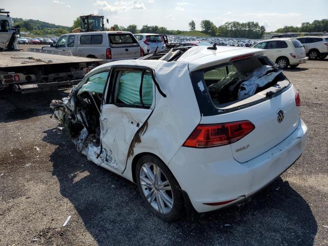 3VW2A7AU5FM030677 - 2015 VOLKSWAGEN GOLF TDI WHITE photo 3