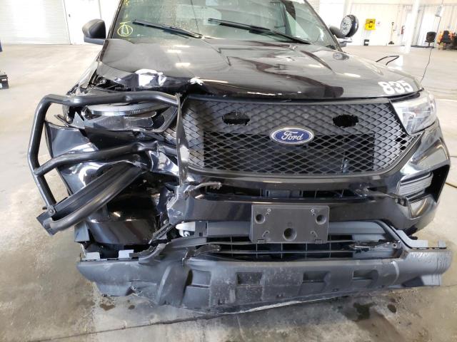 1FM5K8AB6LGB23193 - 2020 FORD EXPLORER P BLACK photo 9