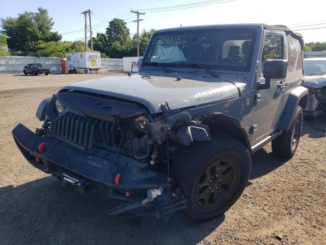1C4AJWAG2FL700092 - 2015 JEEP WRANGLER S GRAY photo 2