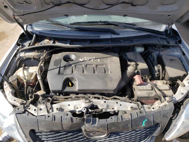 1NXBU40E39Z043166 - 2009 TOYOTA COROLLA BA SILVER photo 7