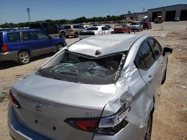 3N1CN8EV3LL812680 - 2020 NISSAN VERSA SV SILVER photo 9