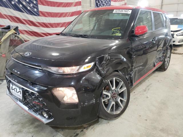 KNDJ63AU8L7015394 - 2020 KIA SOUL GT LI TWO TONE photo 2