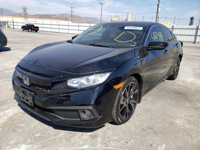 2HGFC2F83KH556099 - 2019 HONDA CIVIC SPOR BLACK photo 2