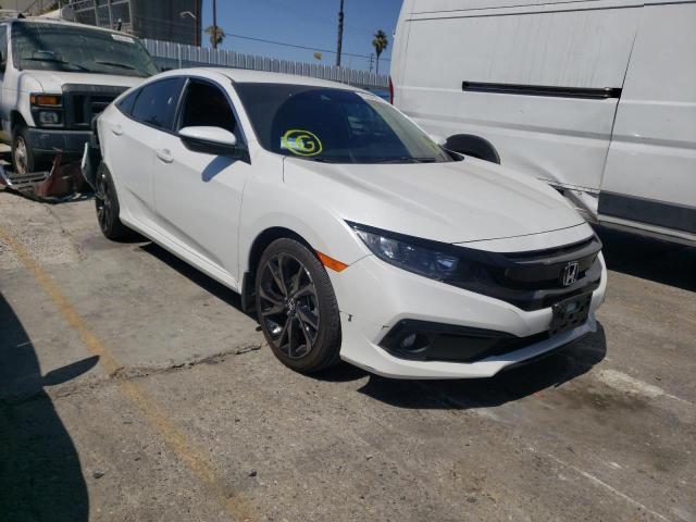 2HGFC2F83MH542044 - 2021 HONDA CIVIC SPOR WHITE photo 1