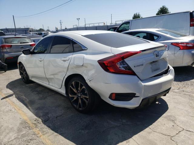 2HGFC2F83MH542044 - 2021 HONDA CIVIC SPOR WHITE photo 3