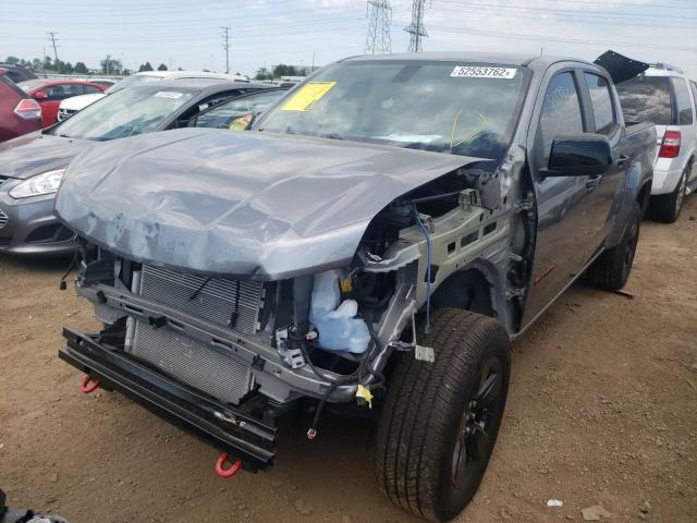 1GCGTCEN7N1128569 - 2022 CHEVROLET COLORADO L GRAY photo 2