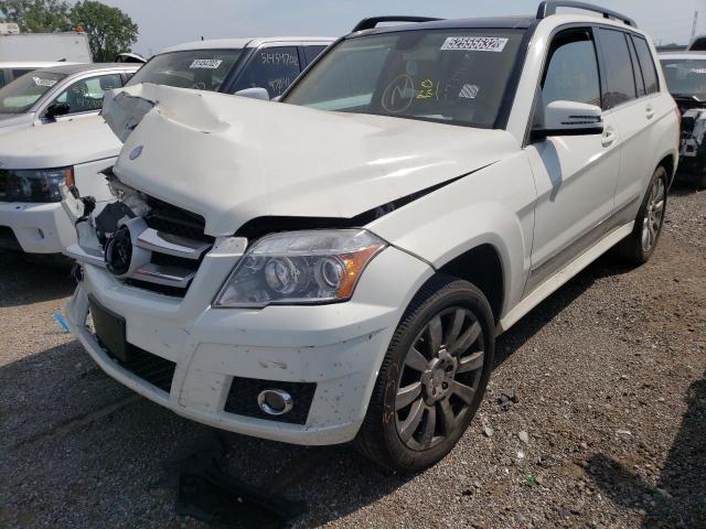 WDCGG8HB2CF734178 - 2012 MERCEDES-BENZ GLK 350 4M WHITE photo 2